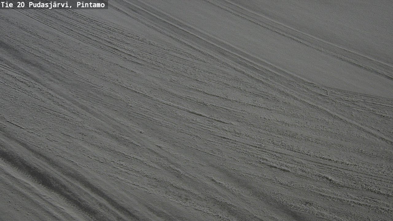 Weather Camera Image Väg 20 Pudasjärvi, Pintamo, Pudasjärvi, Pohjois-Pohjanmaa