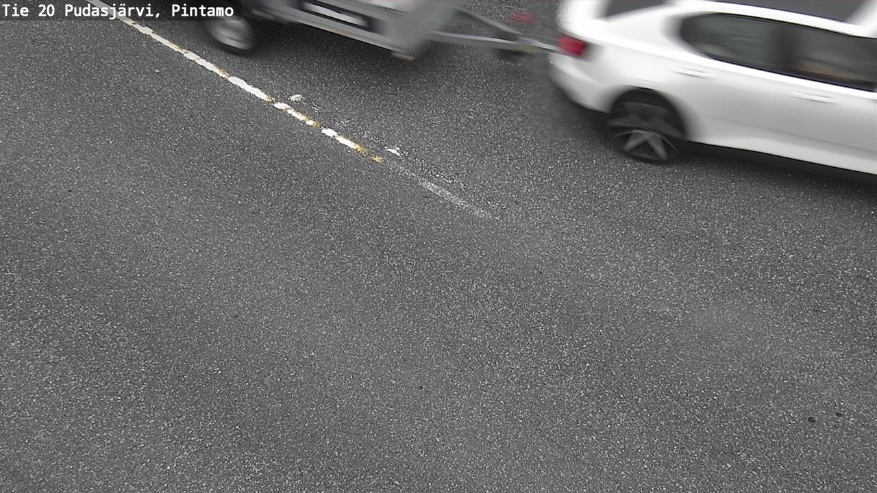 Weather Camera Image Väg 20 Pudasjärvi, Pintamo, Pudasjärvi, Pohjois-Pohjanmaa