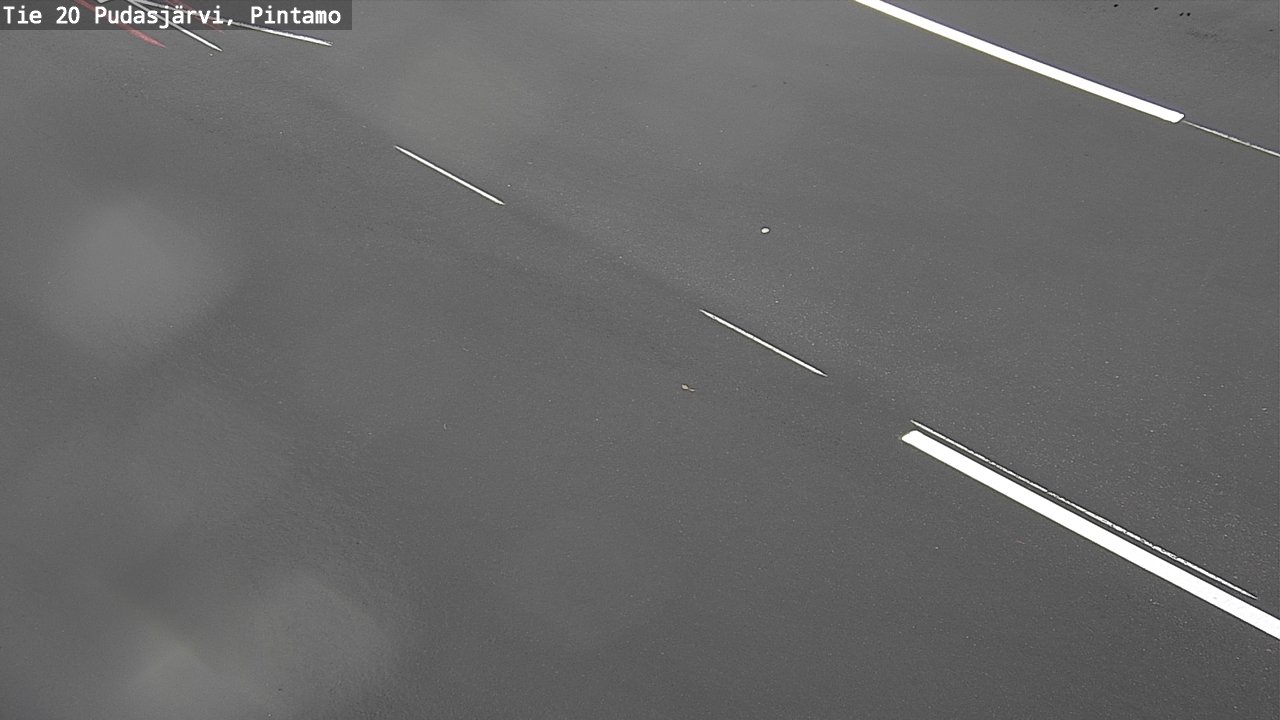 Weather Camera Image Väg 20 Pudasjärvi, Pintamo, Pudasjärvi, Pohjois-Pohjanmaa