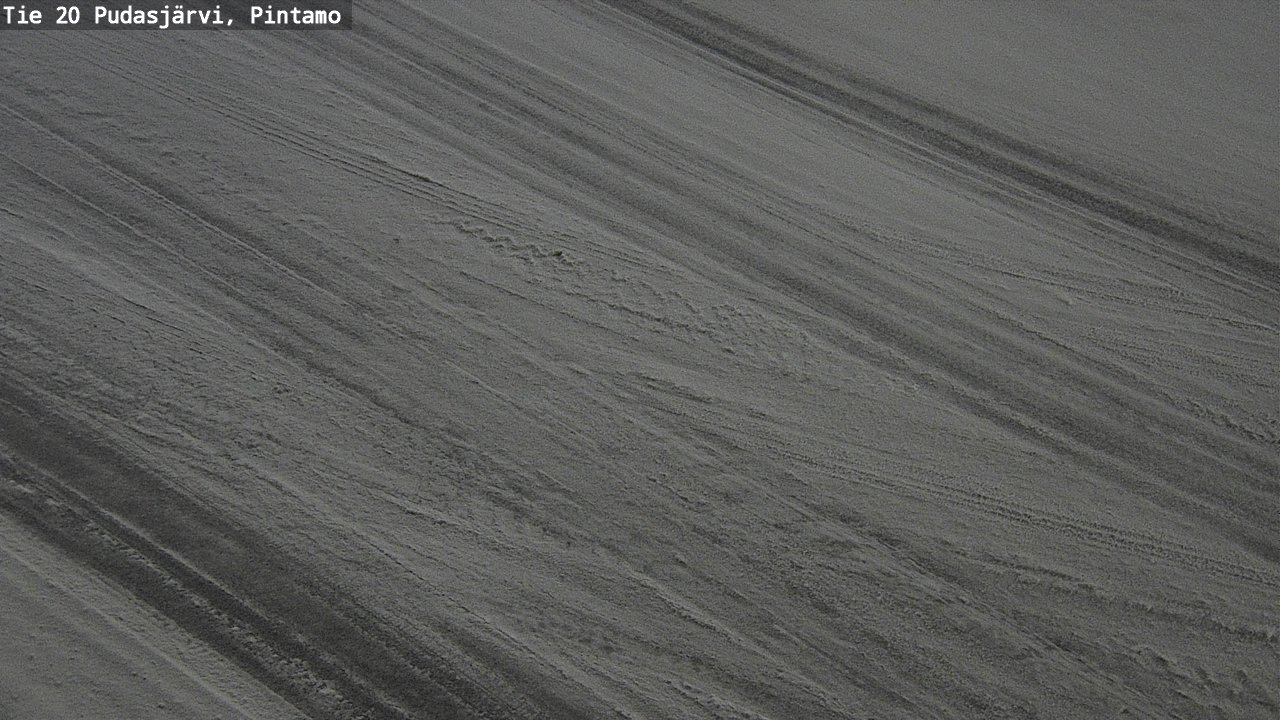 Weather Camera Image Väg 20 Pudasjärvi, Pintamo, Pudasjärvi, Pohjois-Pohjanmaa