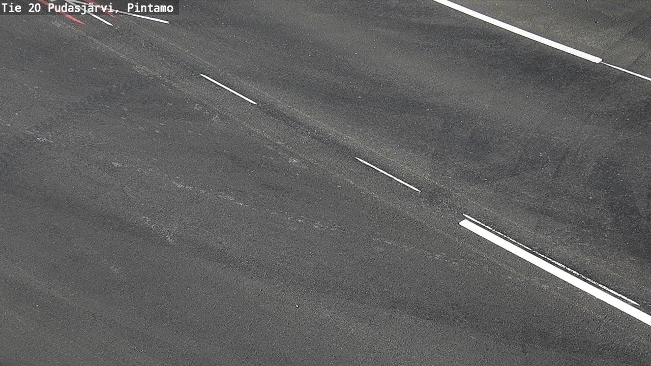 Weather Camera Image Väg 20 Pudasjärvi, Pintamo, Pudasjärvi, Pohjois-Pohjanmaa