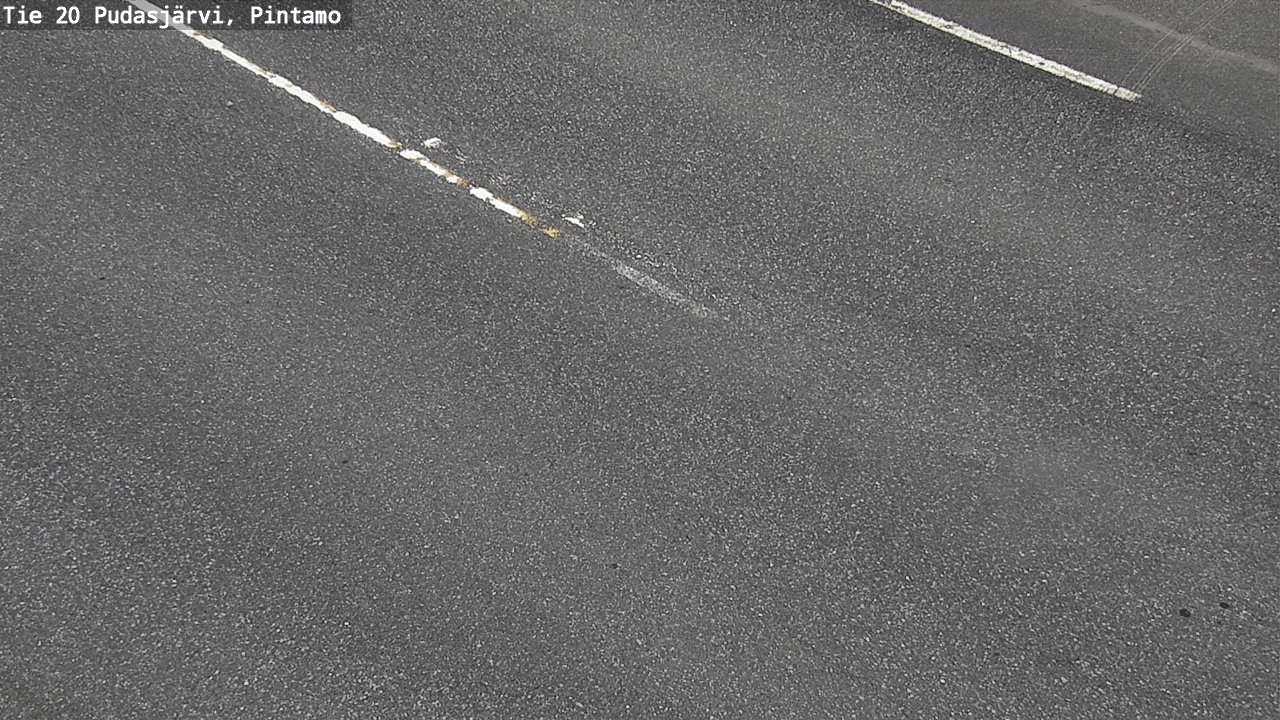 Weather Camera Image Väg 20 Pudasjärvi, Pintamo, Pudasjärvi, Pohjois-Pohjanmaa