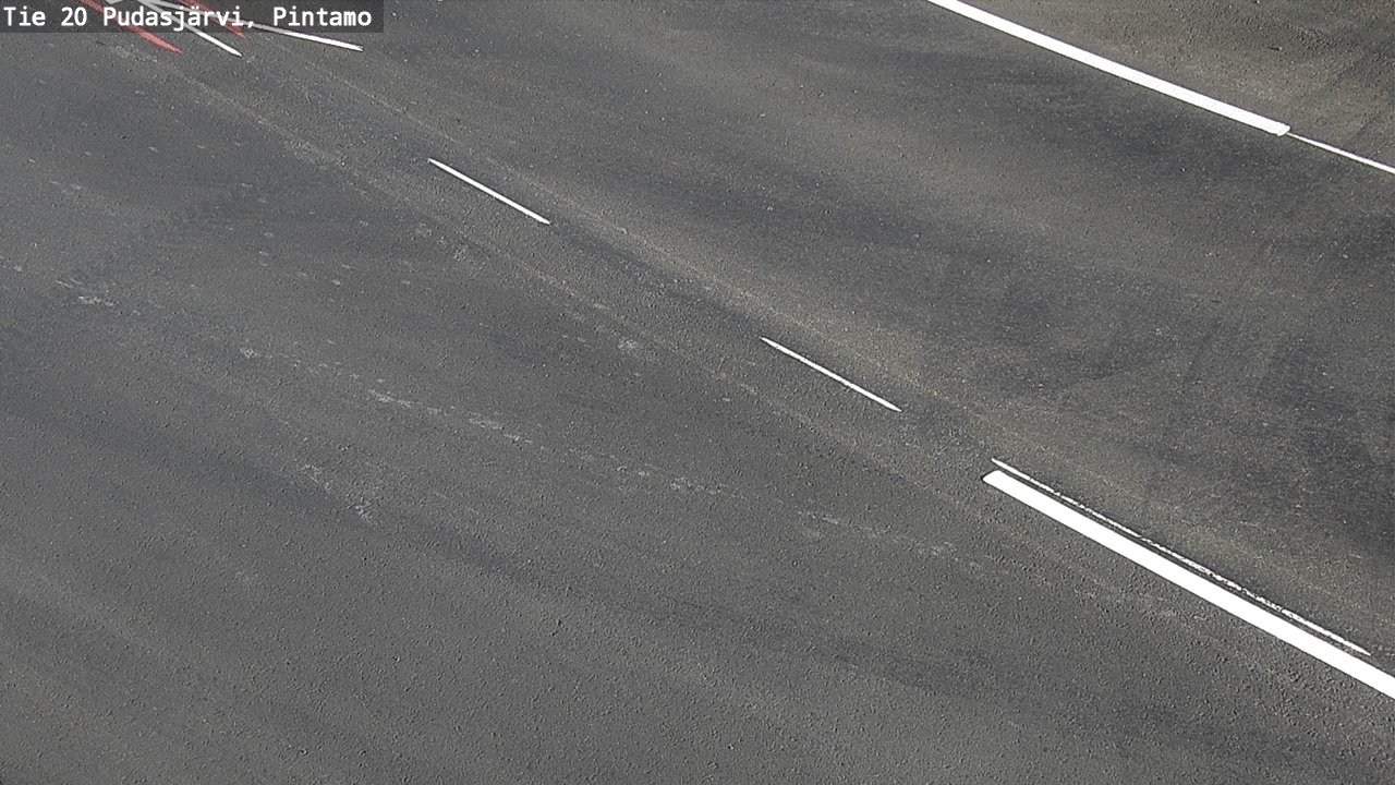 Weather Camera Image Väg 20 Pudasjärvi, Pintamo, Pudasjärvi, Pohjois-Pohjanmaa