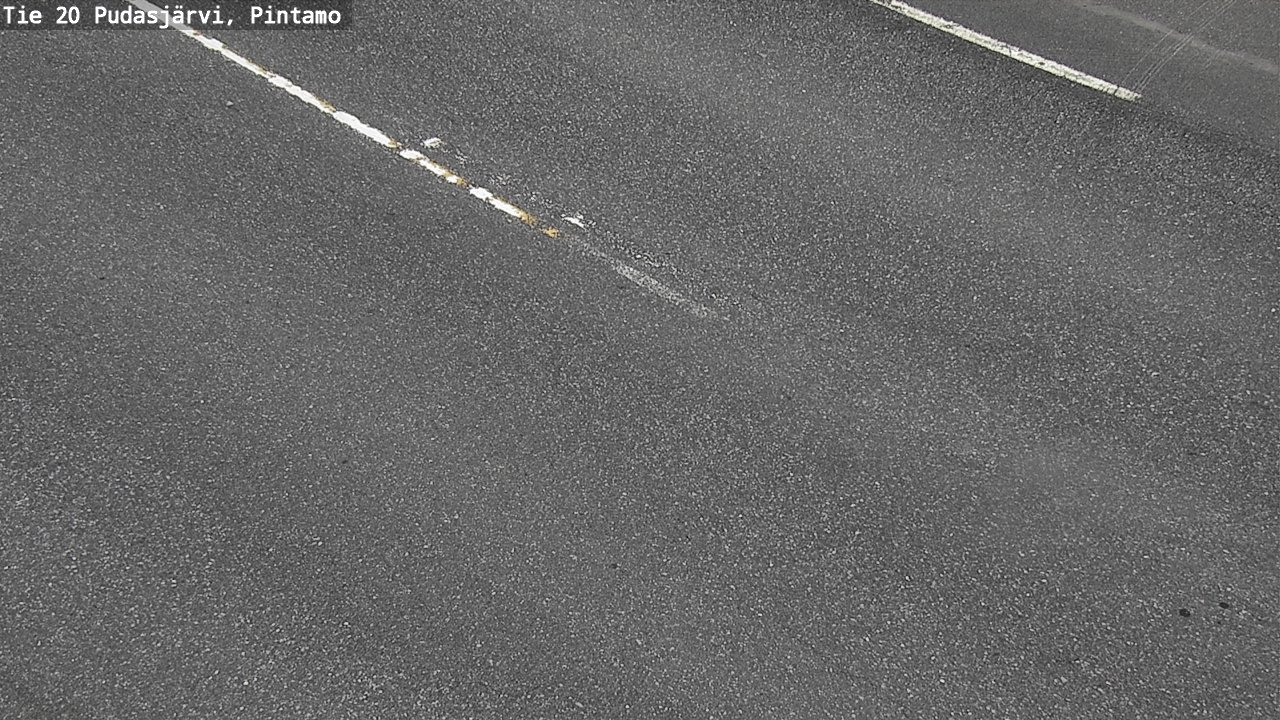 Weather Camera Image Väg 20 Pudasjärvi, Pintamo, Pudasjärvi, Pohjois-Pohjanmaa