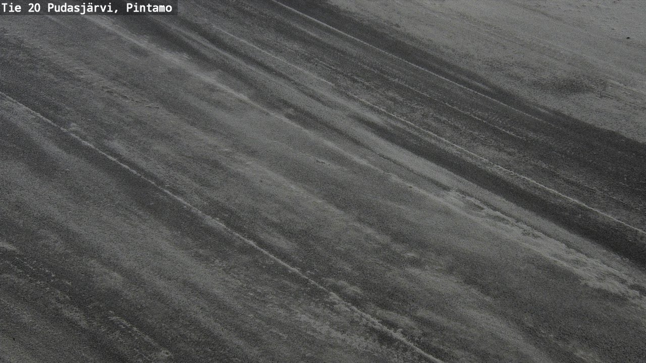 Weather Camera Image Väg 20 Pudasjärvi, Pintamo, Pudasjärvi, Pohjois-Pohjanmaa