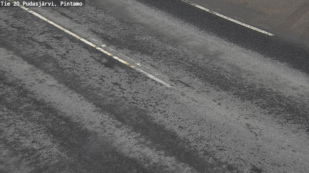 Weather Camera Image Väg 20 Pudasjärvi, Pintamo, Pudasjärvi, Pohjois-Pohjanmaa
