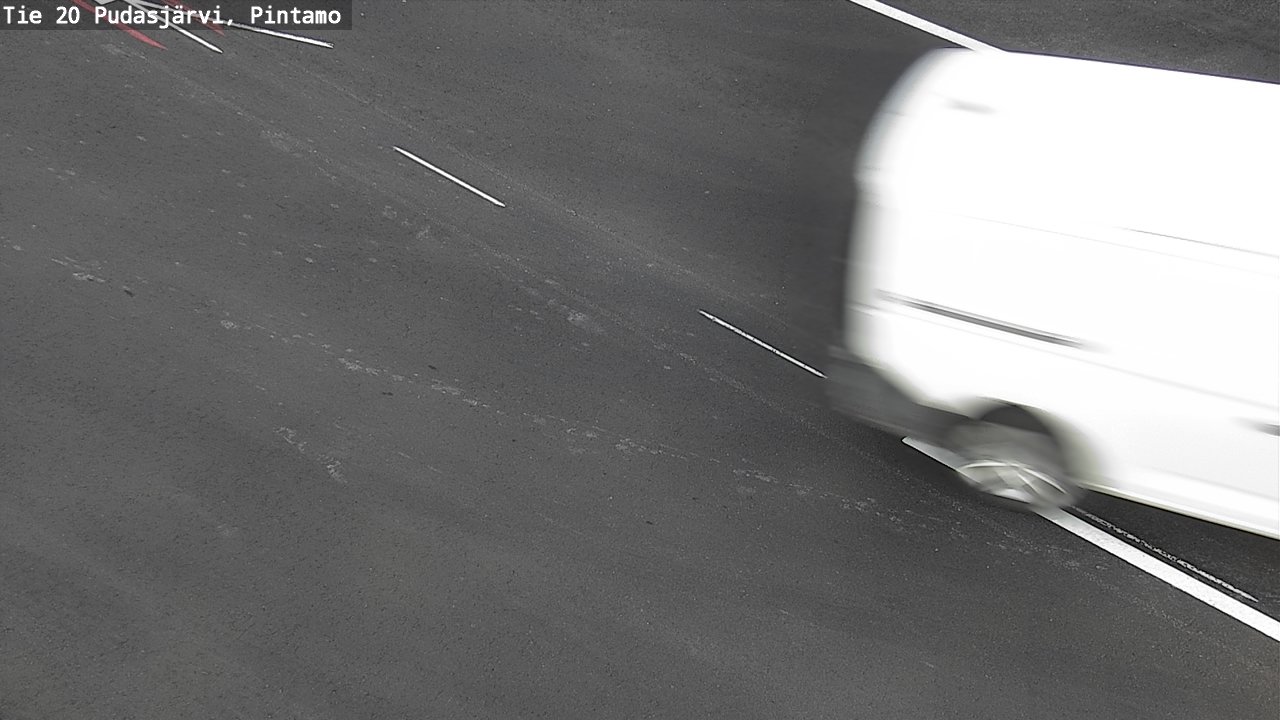 Weather Camera Image Väg 20 Pudasjärvi, Pintamo, Pudasjärvi, Pohjois-Pohjanmaa