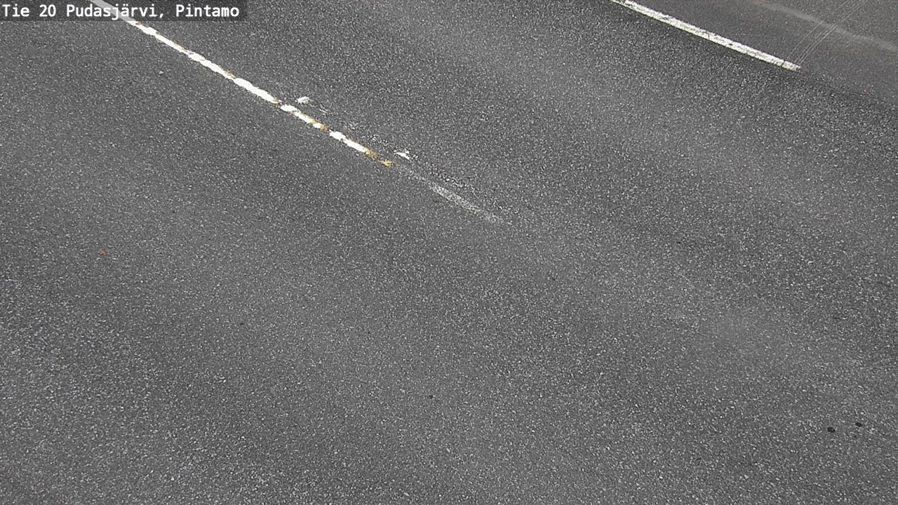 Weather Camera Image Väg 20 Pudasjärvi, Pintamo, Pudasjärvi, Pohjois-Pohjanmaa