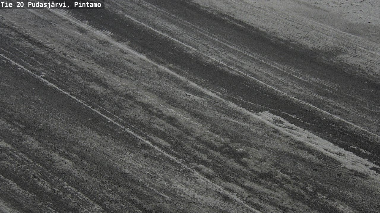 Weather Camera Image Väg 20 Pudasjärvi, Pintamo, Pudasjärvi, Pohjois-Pohjanmaa