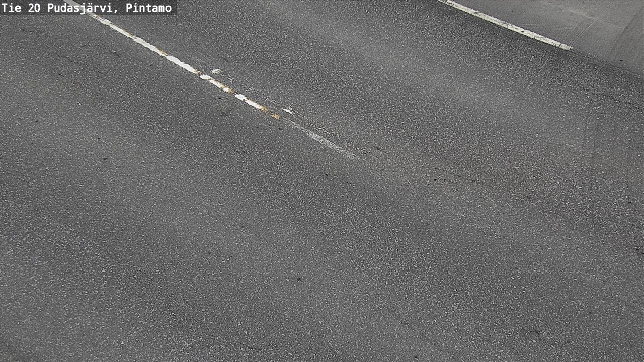 Weather Camera Image Väg 20 Pudasjärvi, Pintamo, Pudasjärvi, Pohjois-Pohjanmaa
