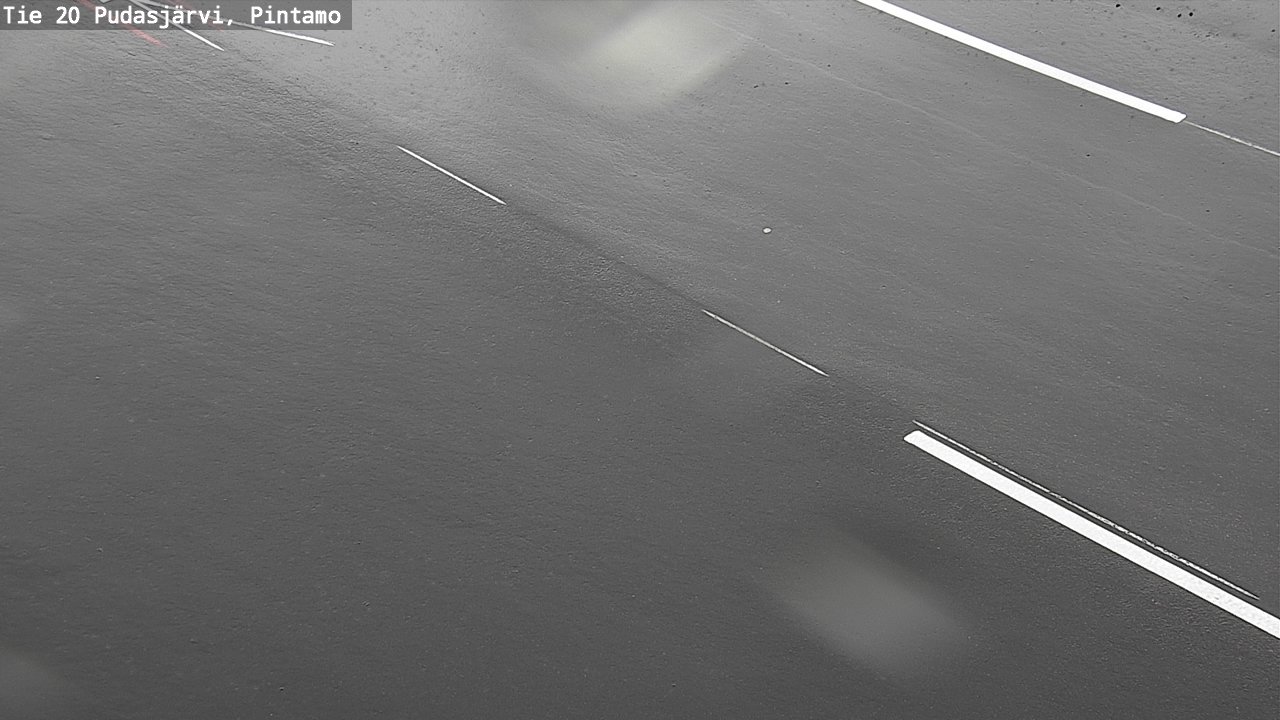Weather Camera Image Väg 20 Pudasjärvi, Pintamo, Pudasjärvi, Pohjois-Pohjanmaa