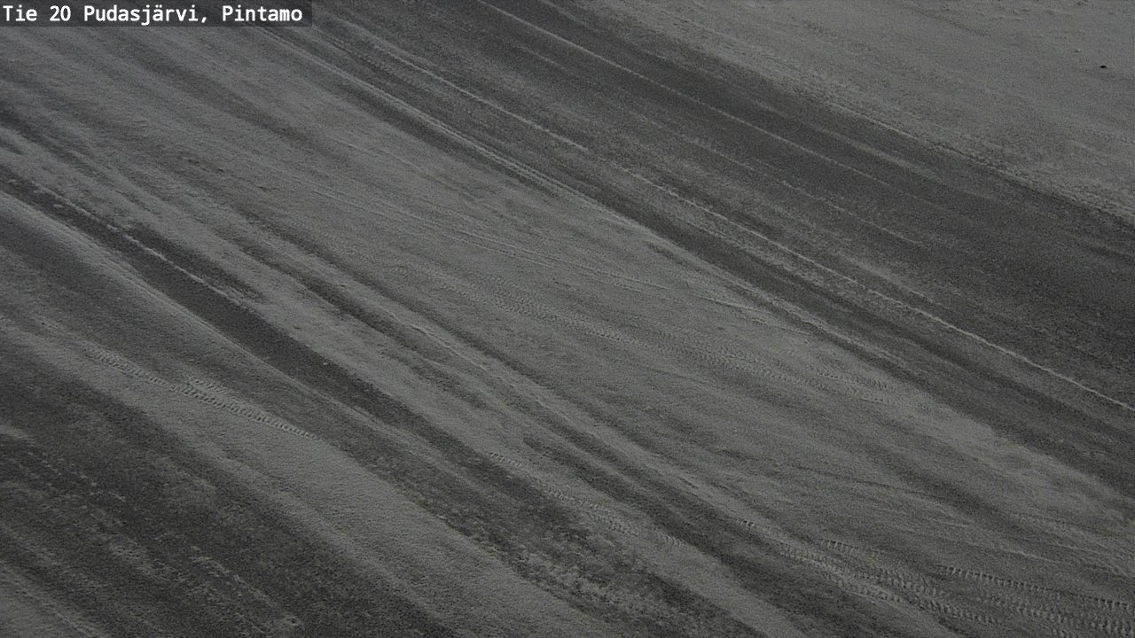 Weather Camera Image Väg 20 Pudasjärvi, Pintamo, Pudasjärvi, Pohjois-Pohjanmaa