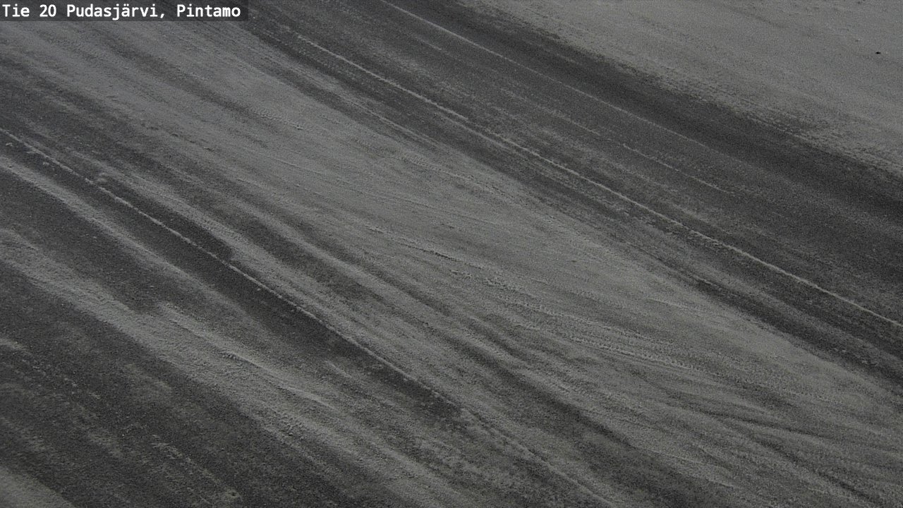 Weather Camera Image Väg 20 Pudasjärvi, Pintamo, Pudasjärvi, Pohjois-Pohjanmaa