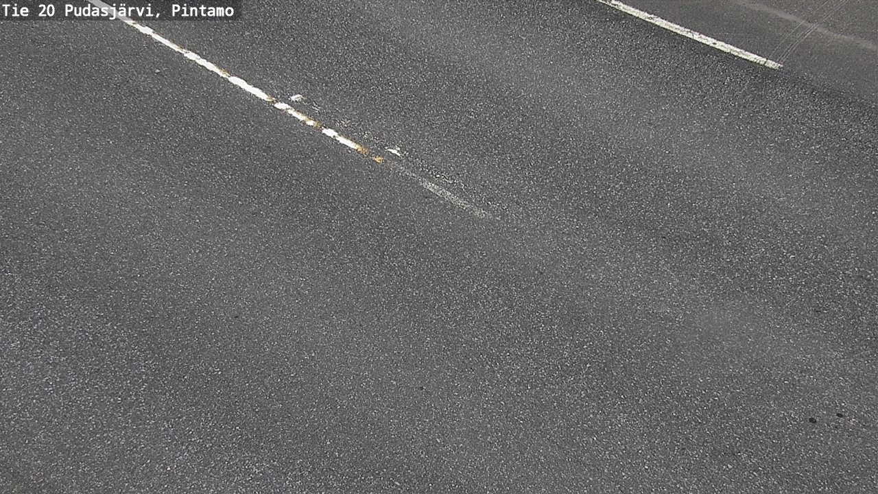 Weather Camera Image Väg 20 Pudasjärvi, Pintamo, Pudasjärvi, Pohjois-Pohjanmaa