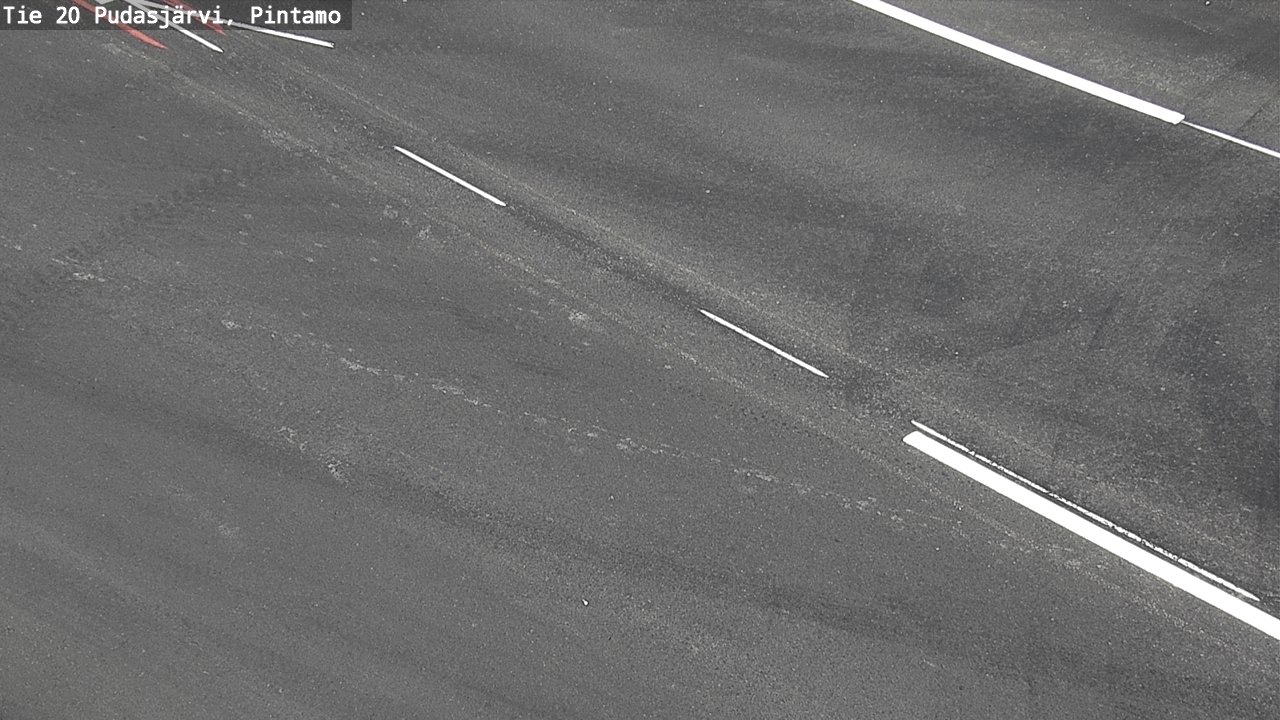 Weather Camera Image Väg 20 Pudasjärvi, Pintamo, Pudasjärvi, Pohjois-Pohjanmaa