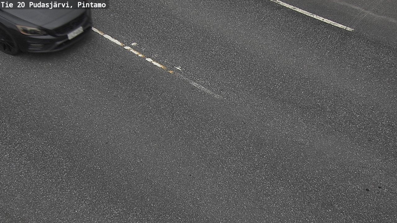 Weather Camera Image Väg 20 Pudasjärvi, Pintamo, Pudasjärvi, Pohjois-Pohjanmaa