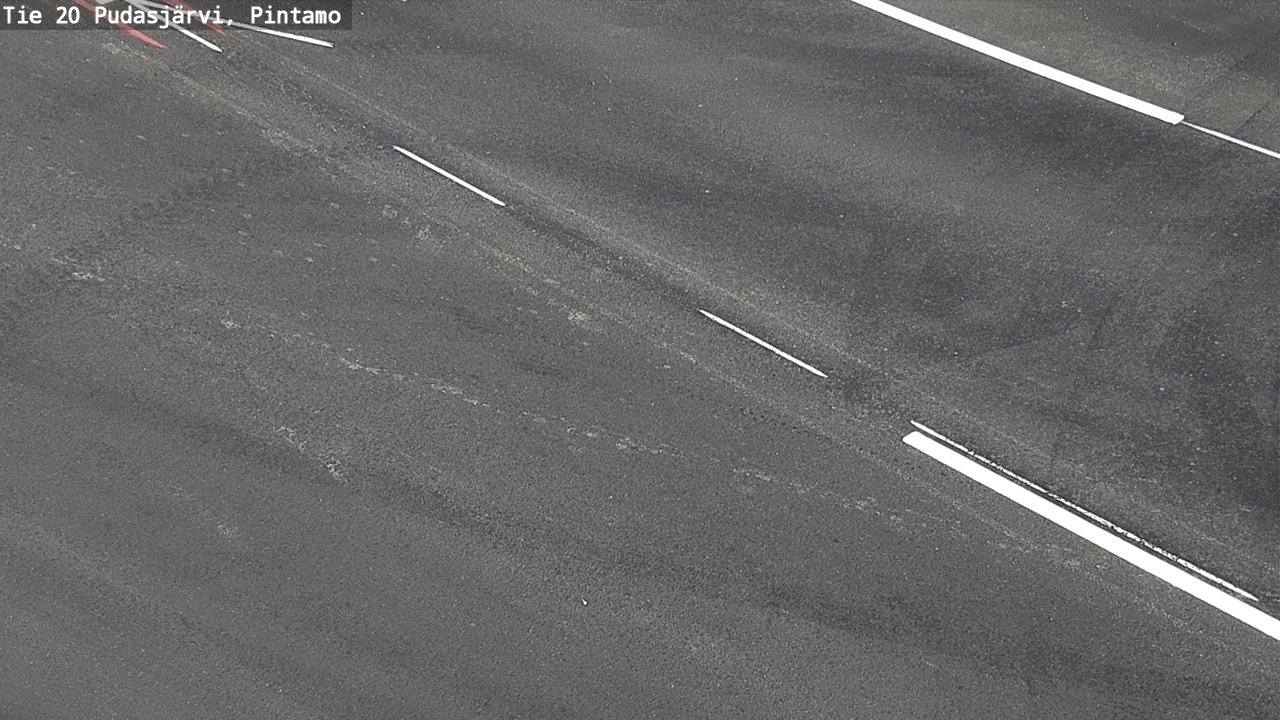 Weather Camera Image Väg 20 Pudasjärvi, Pintamo, Pudasjärvi, Pohjois-Pohjanmaa