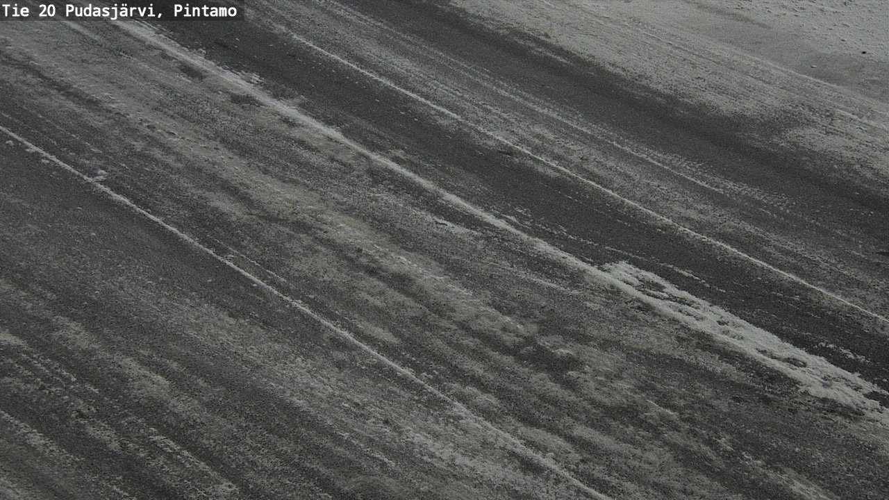 Weather Camera Image Väg 20 Pudasjärvi, Pintamo, Pudasjärvi, Pohjois-Pohjanmaa