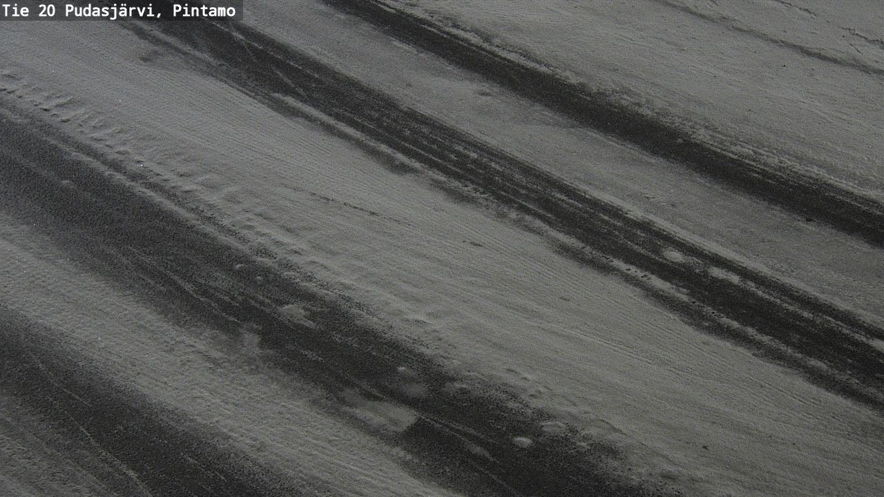 Weather Camera Image Road 20 Pudasjärvi, Pintamo, Pudasjärvi, Pohjois-Pohjanmaa