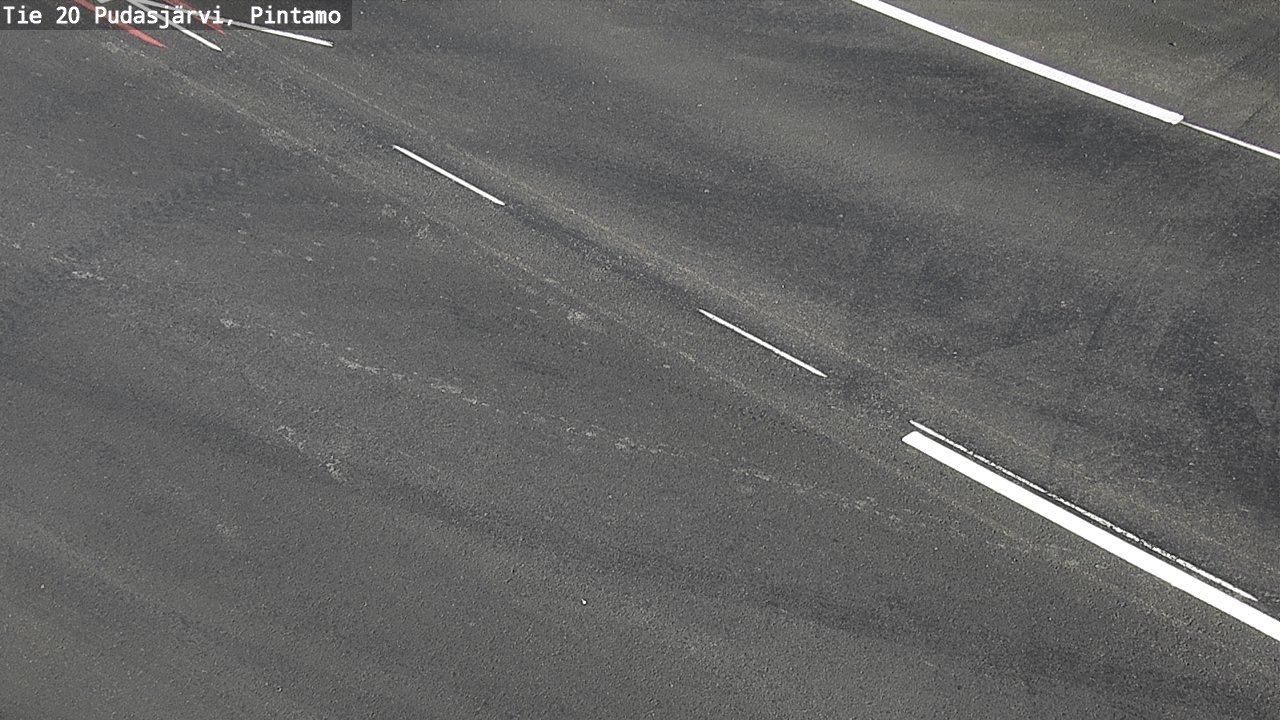 Weather Camera Image Väg 20 Pudasjärvi, Pintamo, Pudasjärvi, Pohjois-Pohjanmaa