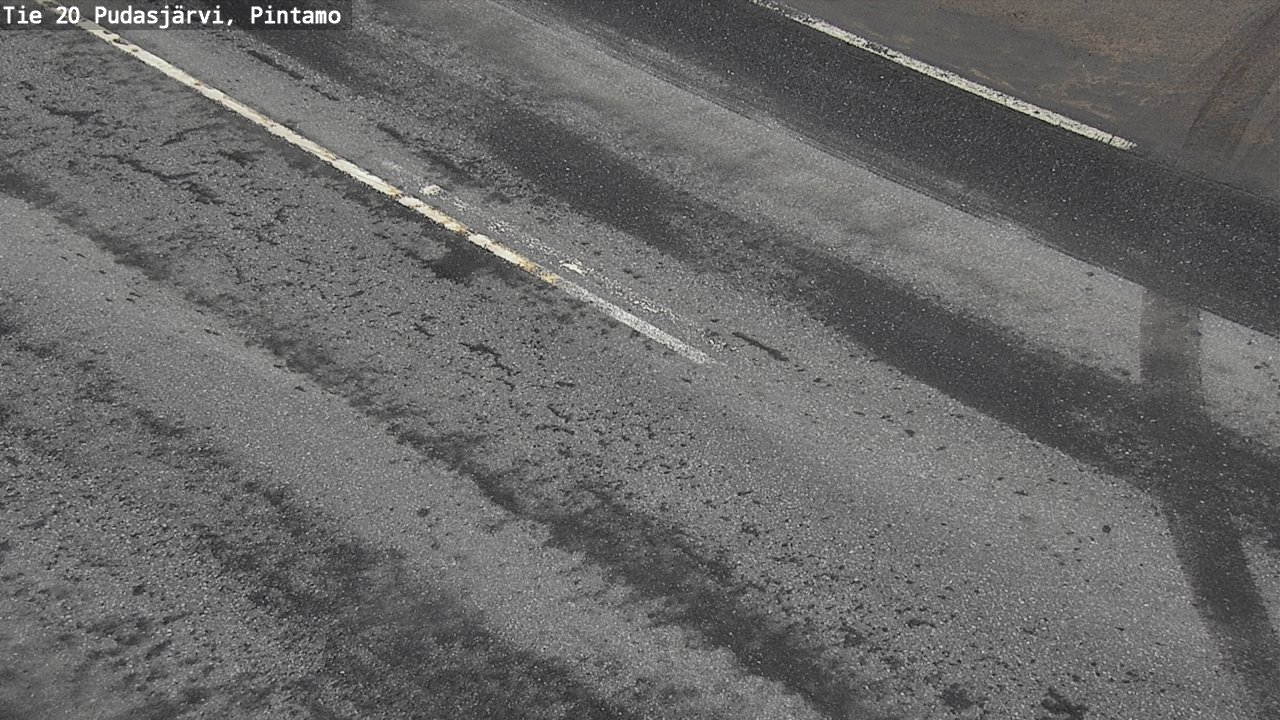 Weather Camera Image Väg 20 Pudasjärvi, Pintamo, Pudasjärvi, Pohjois-Pohjanmaa