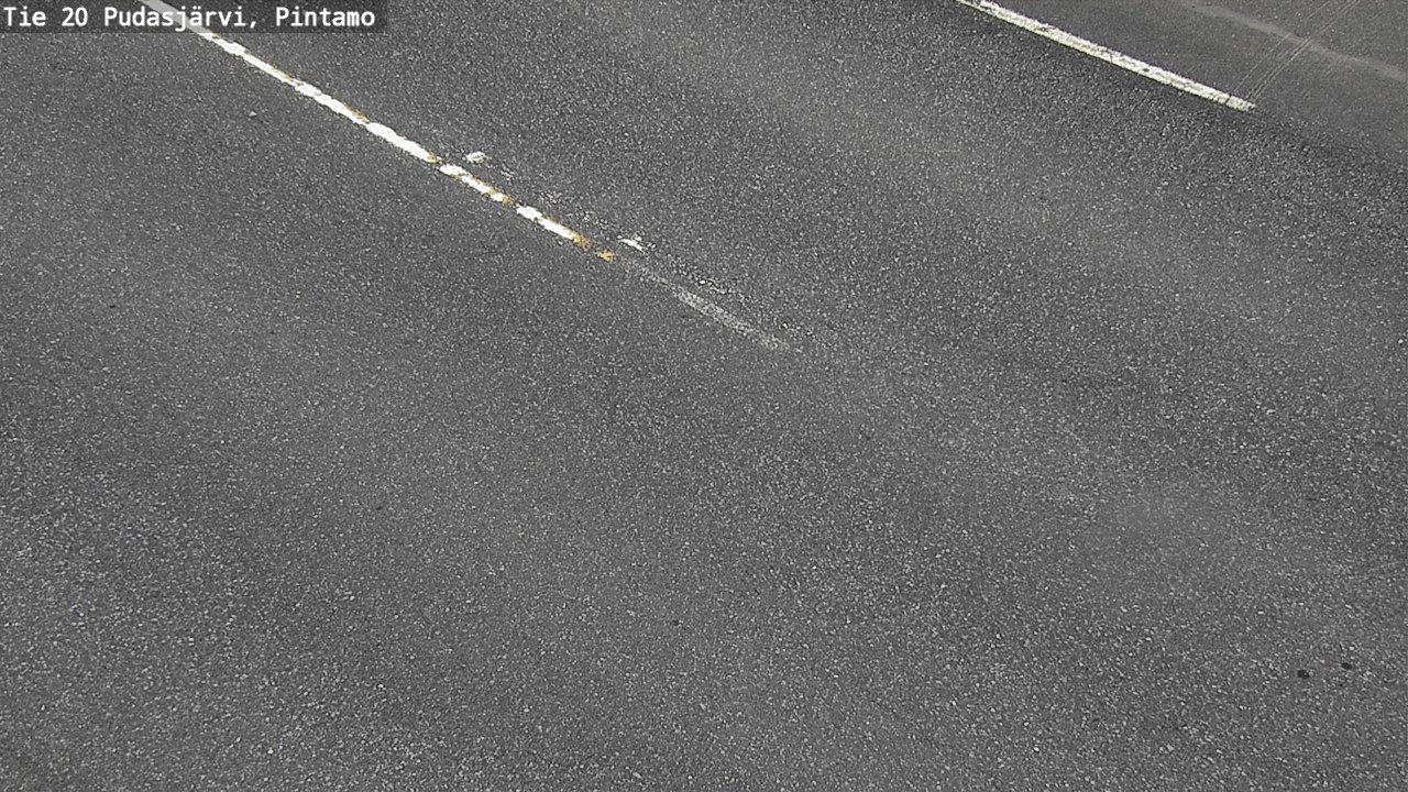 Weather Camera Image Väg 20 Pudasjärvi, Pintamo, Pudasjärvi, Pohjois-Pohjanmaa