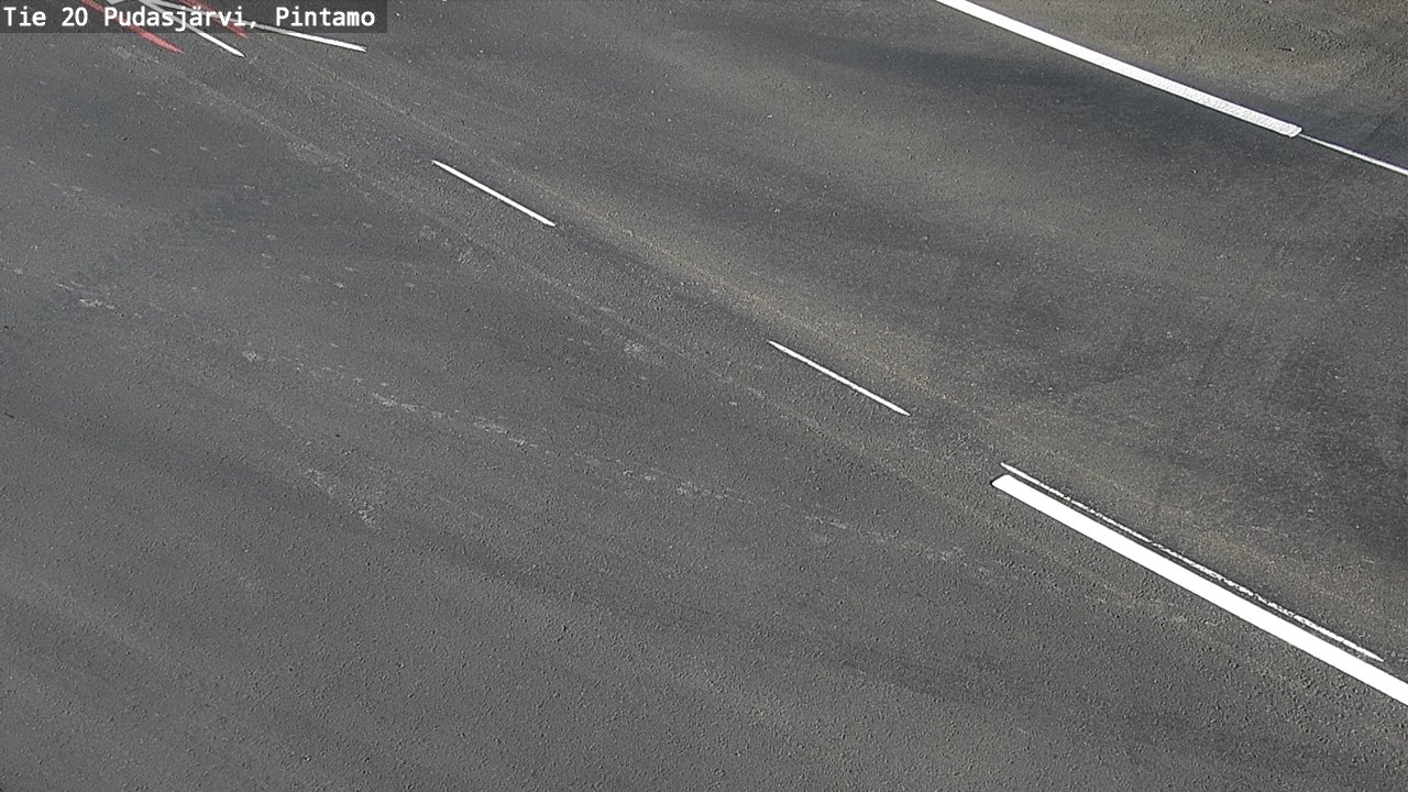 Weather Camera Image Väg 20 Pudasjärvi, Pintamo, Pudasjärvi, Pohjois-Pohjanmaa