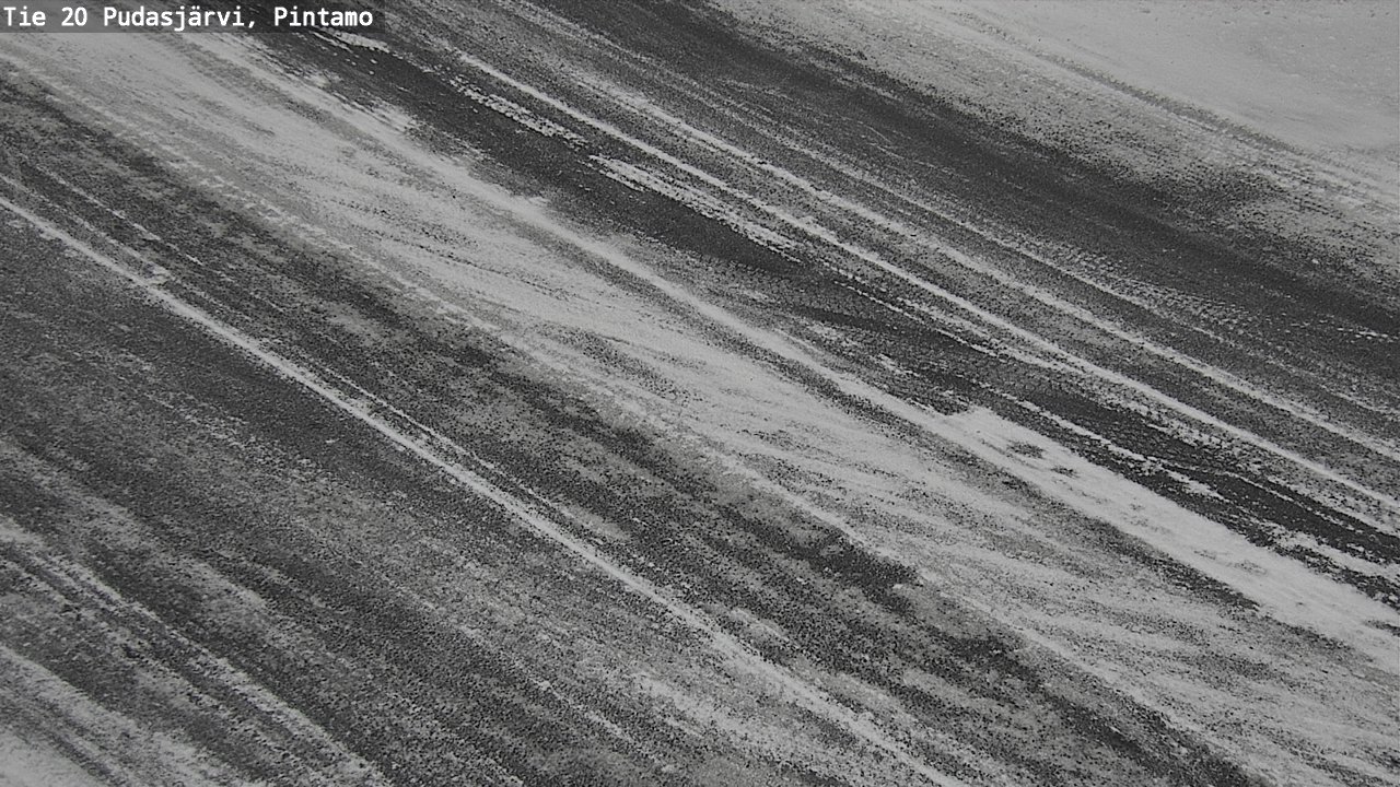 Weather Camera Image Väg 20 Pudasjärvi, Pintamo, Pudasjärvi, Pohjois-Pohjanmaa