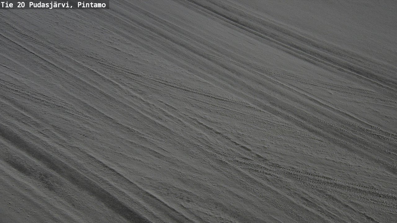 Weather Camera Image Väg 20 Pudasjärvi, Pintamo, Pudasjärvi, Pohjois-Pohjanmaa