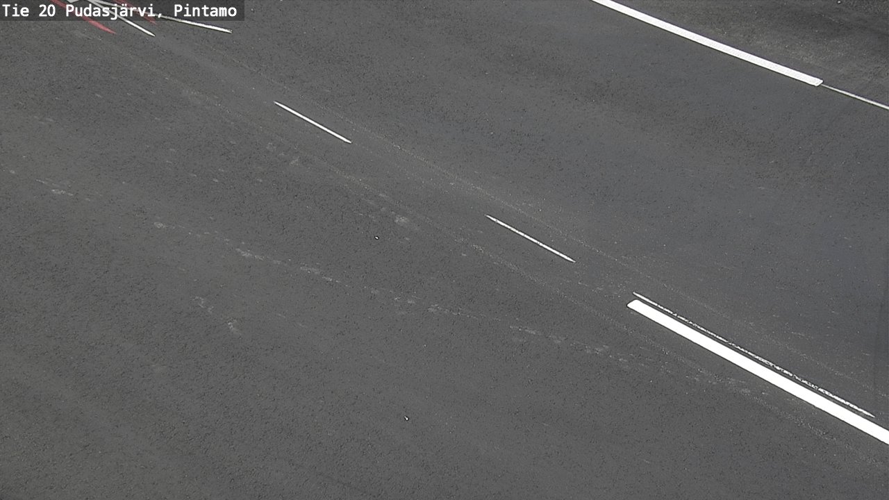 Weather Camera Image Väg 20 Pudasjärvi, Pintamo, Pudasjärvi, Pohjois-Pohjanmaa