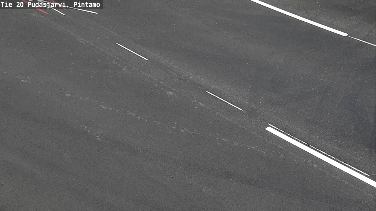 Weather Camera Image Väg 20 Pudasjärvi, Pintamo, Pudasjärvi, Pohjois-Pohjanmaa