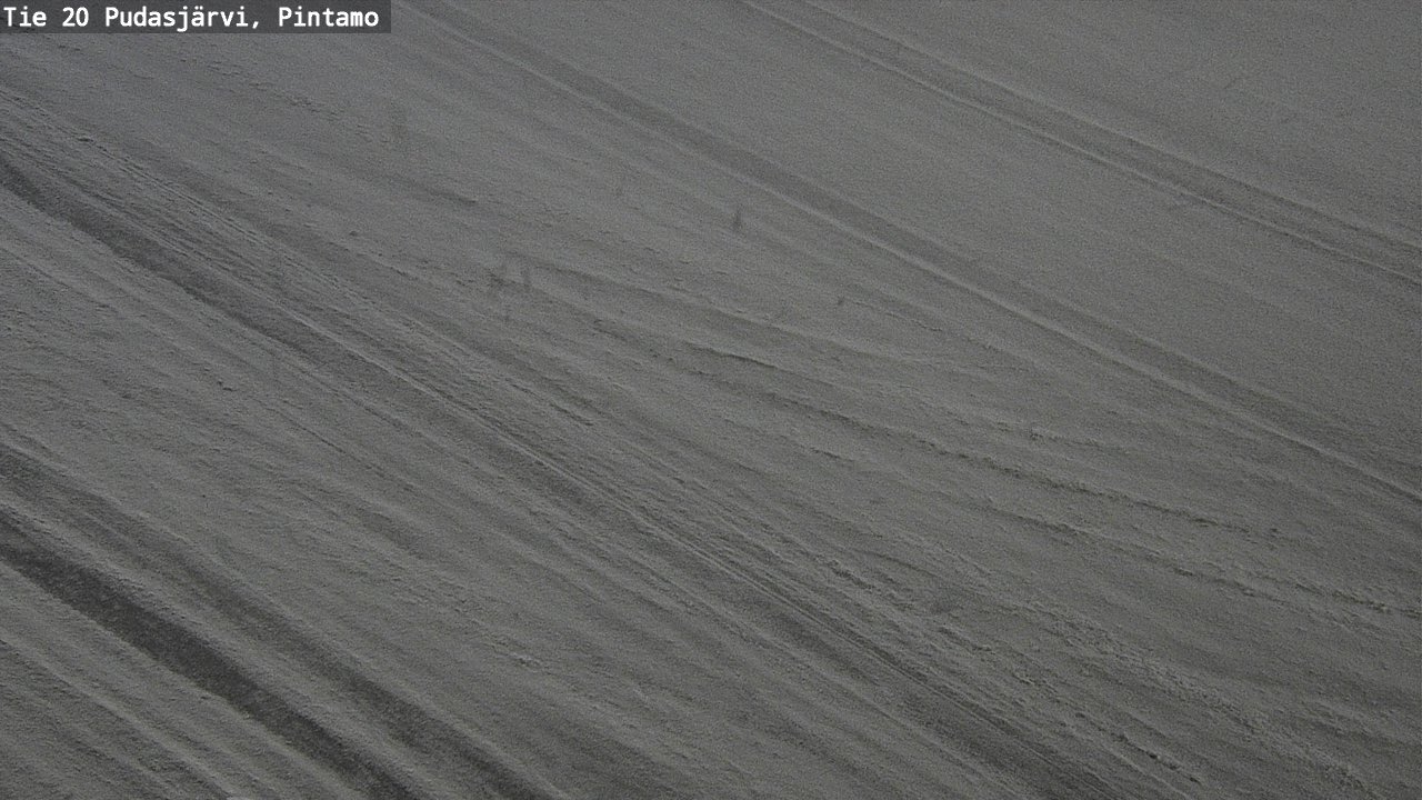 Weather Camera Image Väg 20 Pudasjärvi, Pintamo, Pudasjärvi, Pohjois-Pohjanmaa