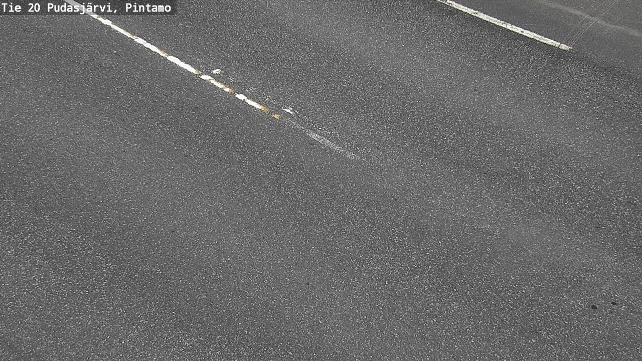 Weather Camera Image Väg 20 Pudasjärvi, Pintamo, Pudasjärvi, Pohjois-Pohjanmaa