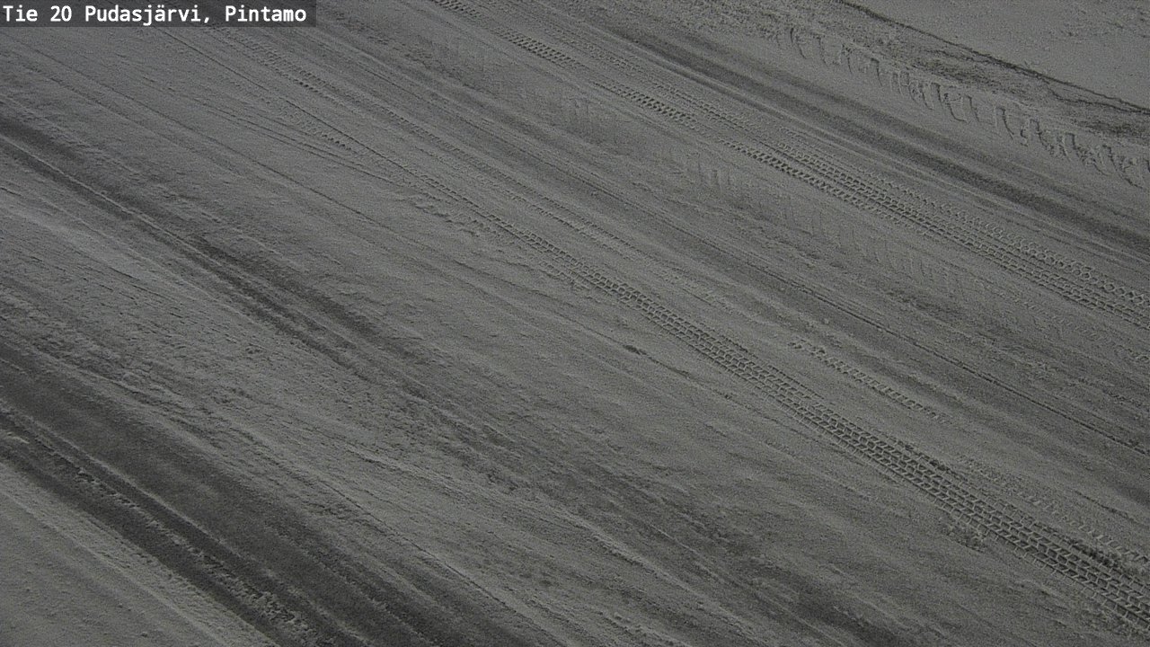 Weather Camera Image Väg 20 Pudasjärvi, Pintamo, Pudasjärvi, Pohjois-Pohjanmaa