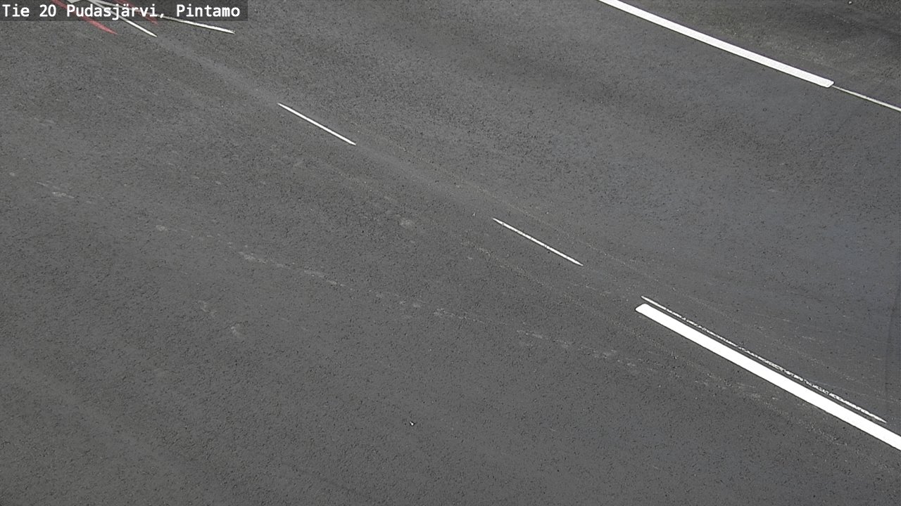 Weather Camera Image Väg 20 Pudasjärvi, Pintamo, Pudasjärvi, Pohjois-Pohjanmaa