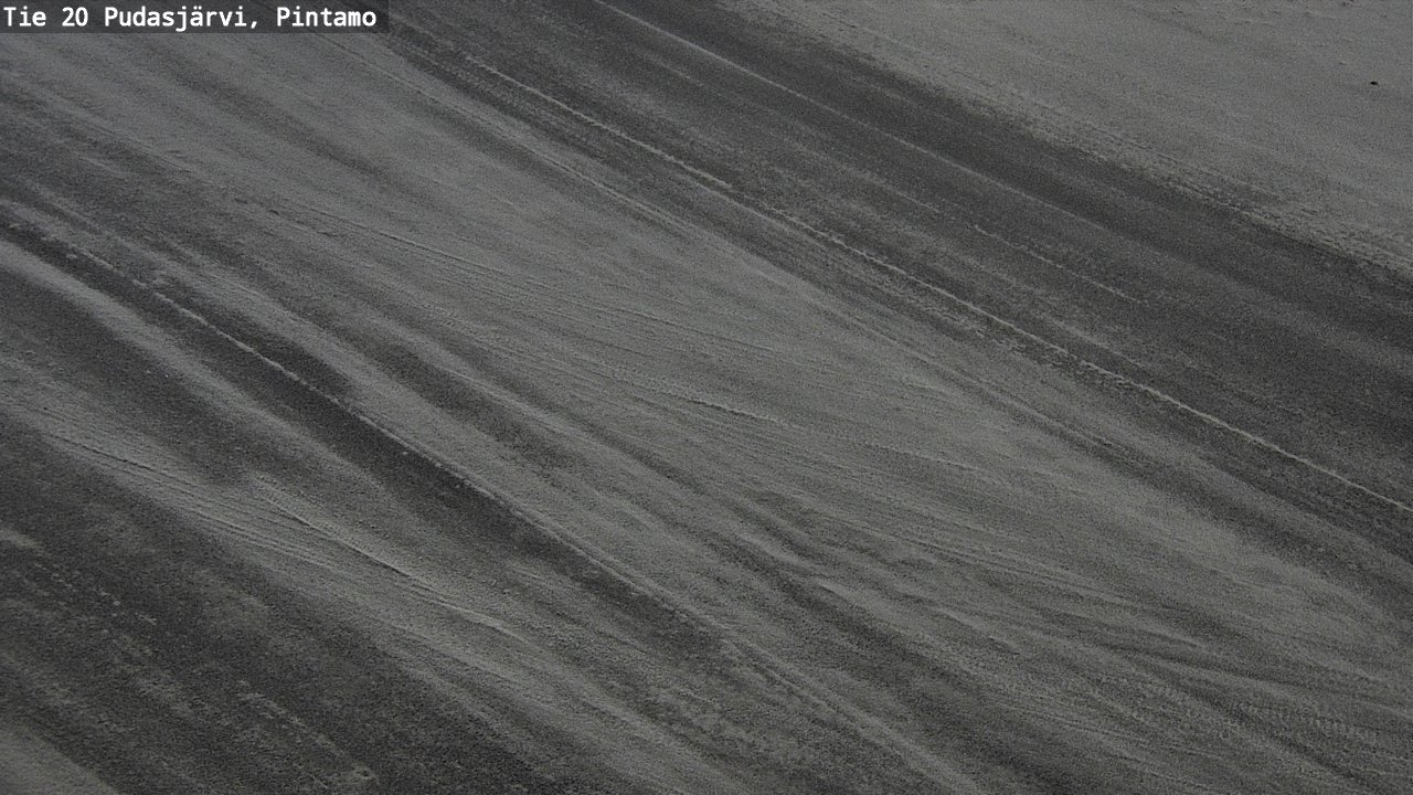 Weather Camera Image Väg 20 Pudasjärvi, Pintamo, Pudasjärvi, Pohjois-Pohjanmaa
