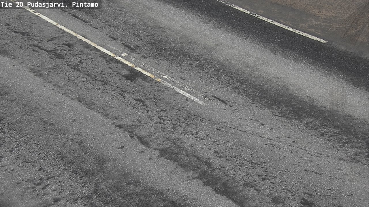Weather Camera Image Väg 20 Pudasjärvi, Pintamo, Pudasjärvi, Pohjois-Pohjanmaa