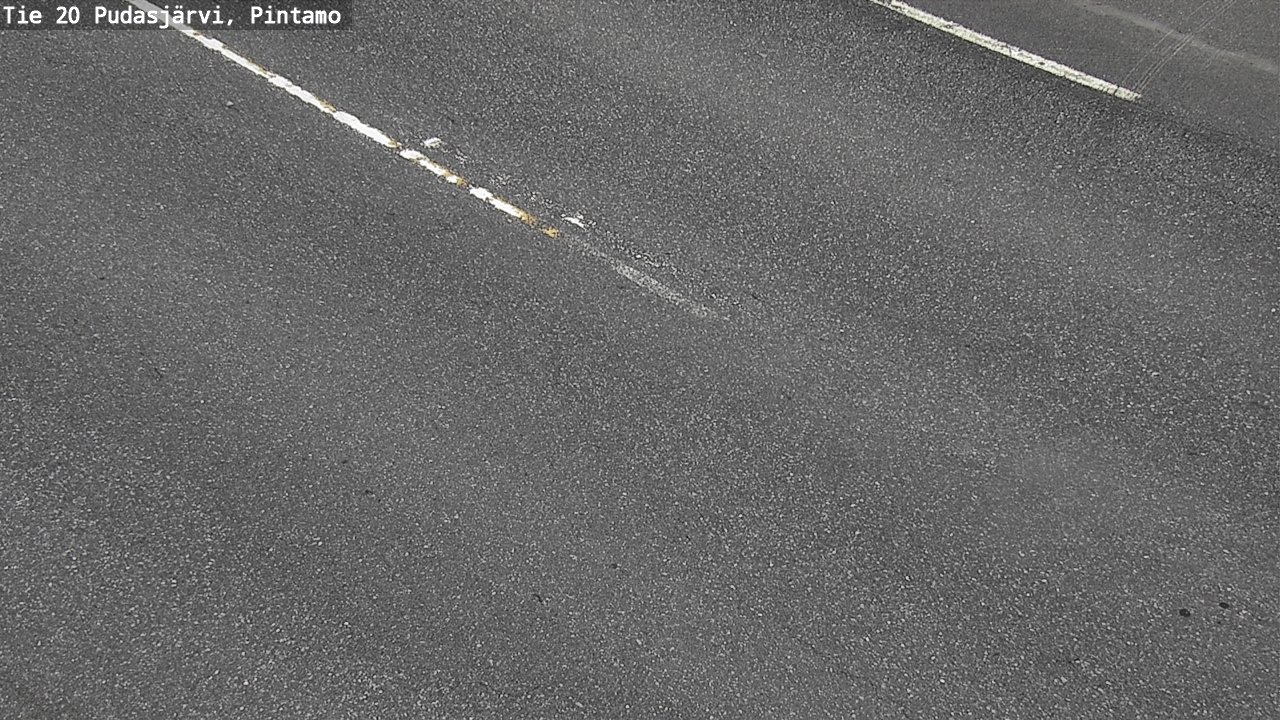 Weather Camera Image Väg 20 Pudasjärvi, Pintamo, Pudasjärvi, Pohjois-Pohjanmaa