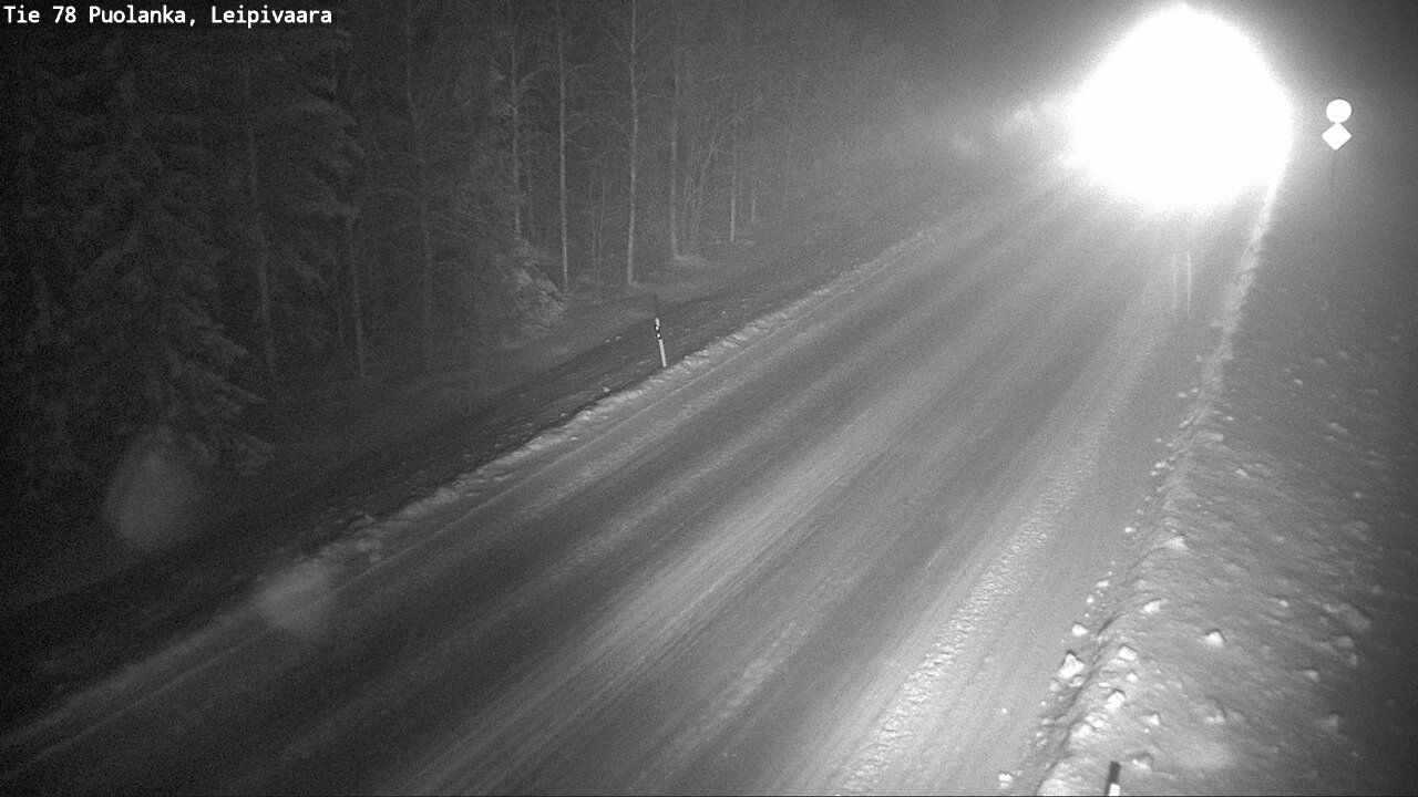 Weather Camera Image Road 78 Puolanka, Leipivaara, Puolanka, Kainuu