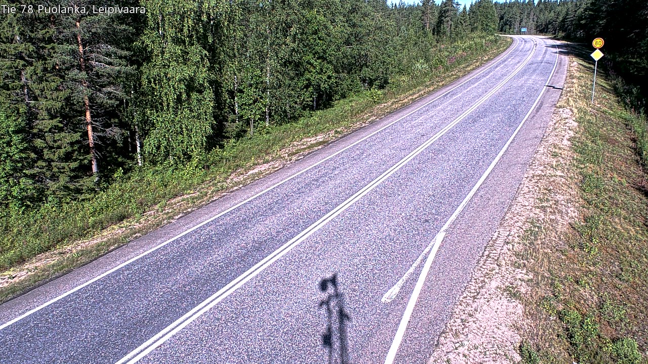 Kelikamerat Kuva Tie 78 Puolanka, Leipivaara, Puolanka, Kainuu