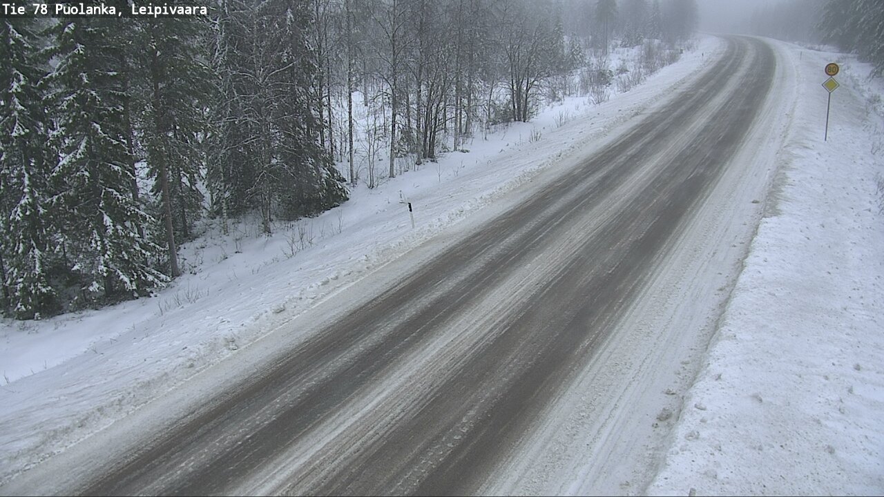 Weather Camera Image Road 78 Puolanka, Leipivaara, Puolanka, Kainuu