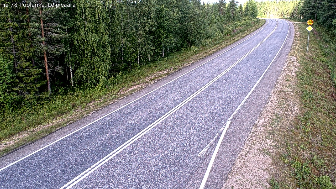 Kelikamerat Kuva Tie 78 Puolanka, Leipivaara, Puolanka, Kainuu