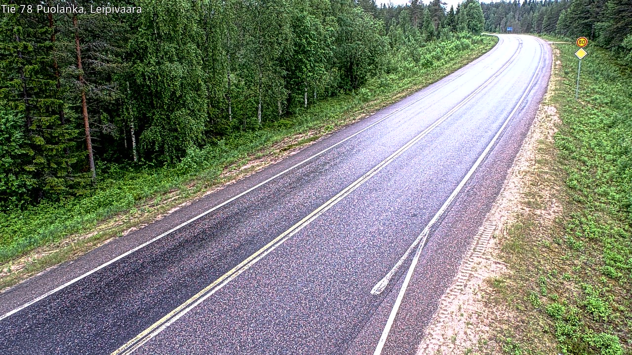 Kelikamerat Kuva Tie 78 Puolanka, Leipivaara, Puolanka, Kainuu