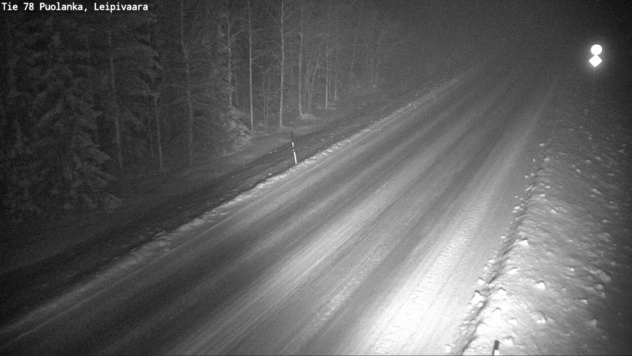 Weather Camera Image Road 78 Puolanka, Leipivaara, Puolanka, Kainuu