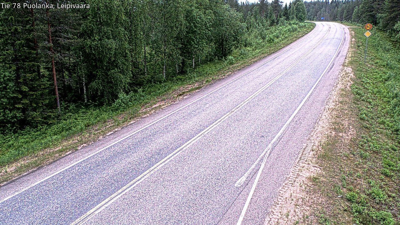 Kelikamerat Kuva Tie 78 Puolanka, Leipivaara, Puolanka, Kainuu