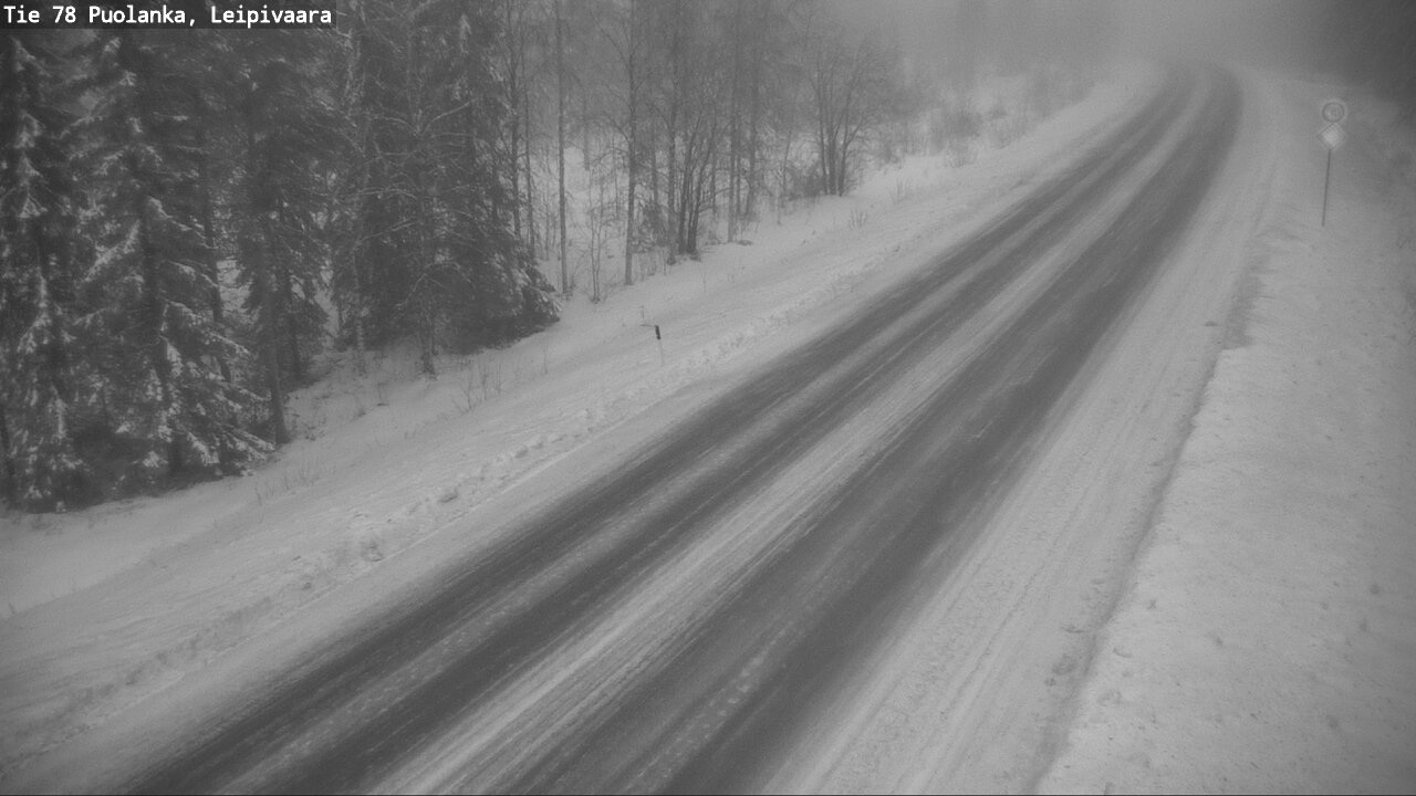 Weather Camera Image Road 78 Puolanka, Leipivaara, Puolanka, Kainuu