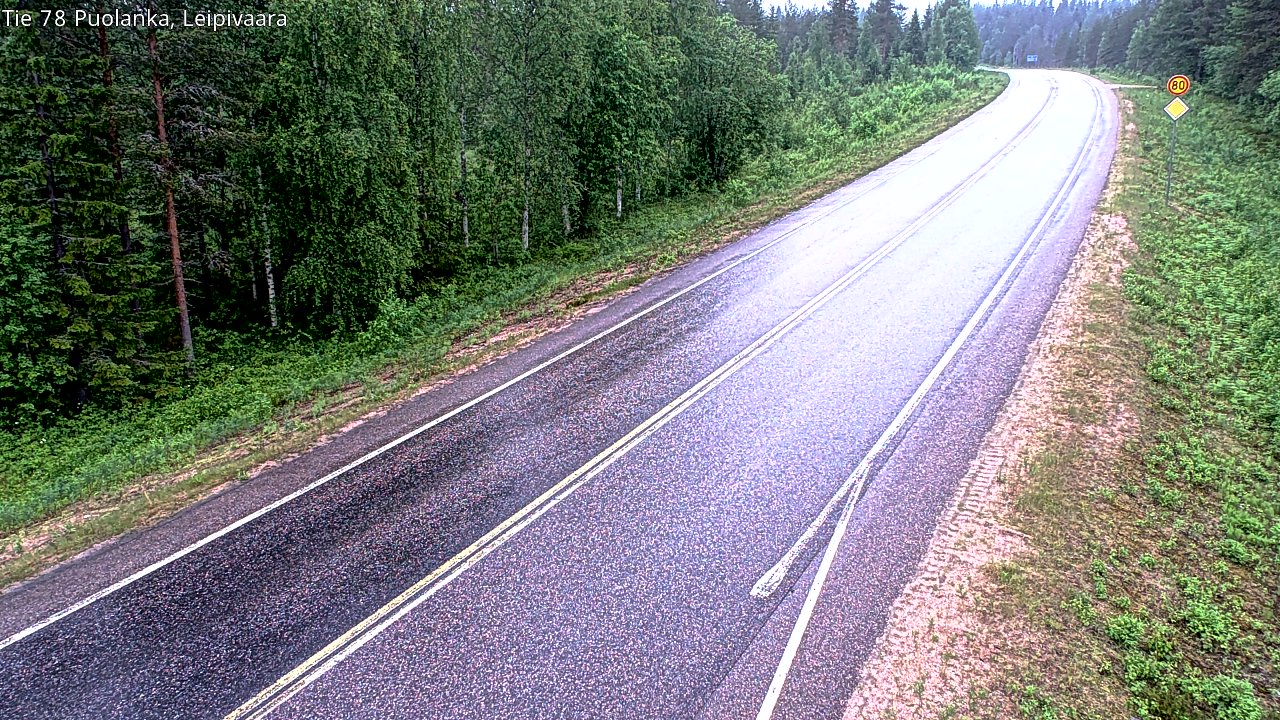 Kelikamerat Kuva Tie 78 Puolanka, Leipivaara, Puolanka, Kainuu