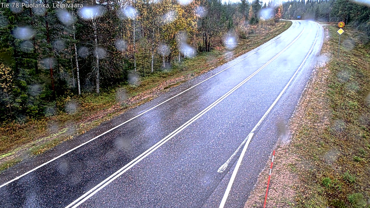 Weather Camera Image Road 78 Puolanka, Leipivaara, Puolanka, Kainuu