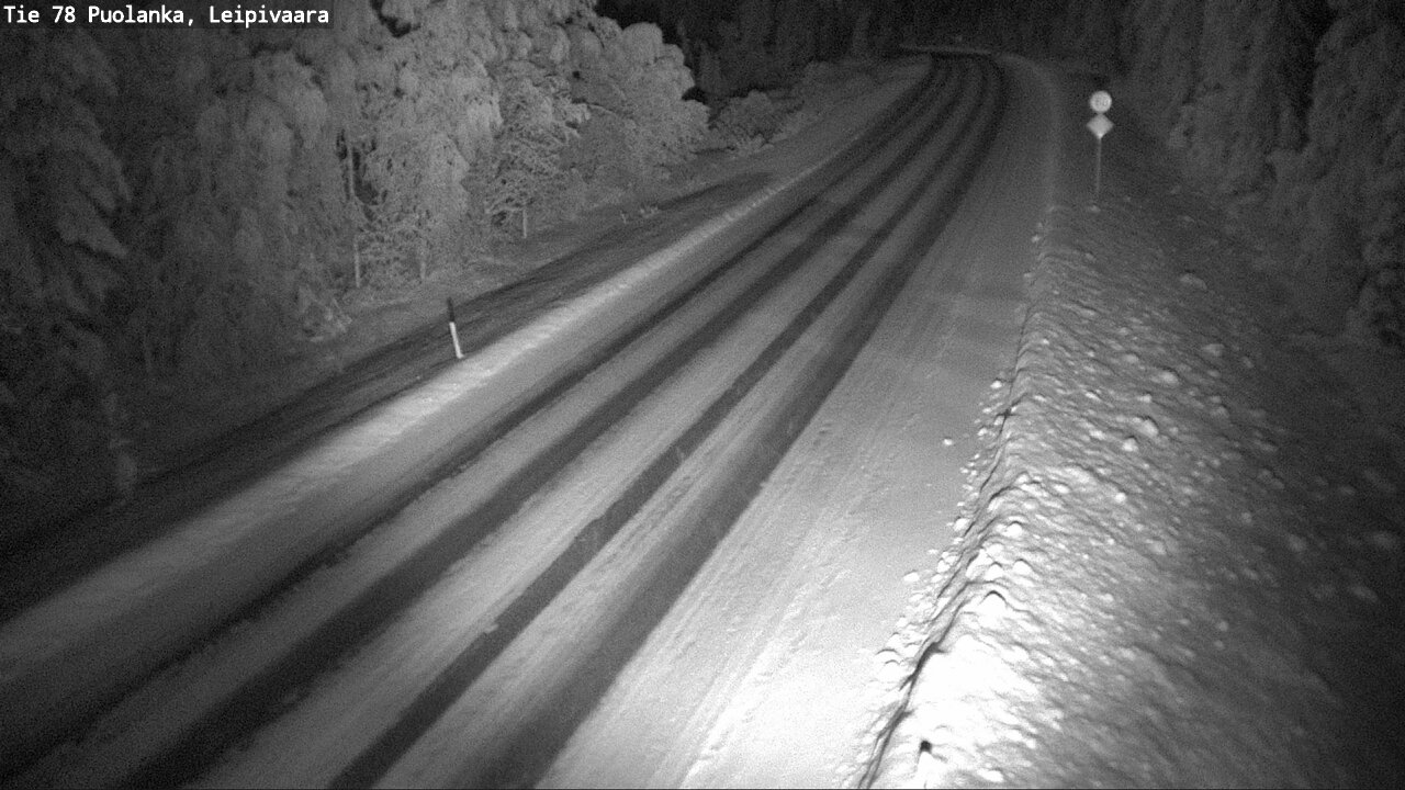 Weather Camera Image Road 78 Puolanka, Leipivaara, Puolanka, Kainuu