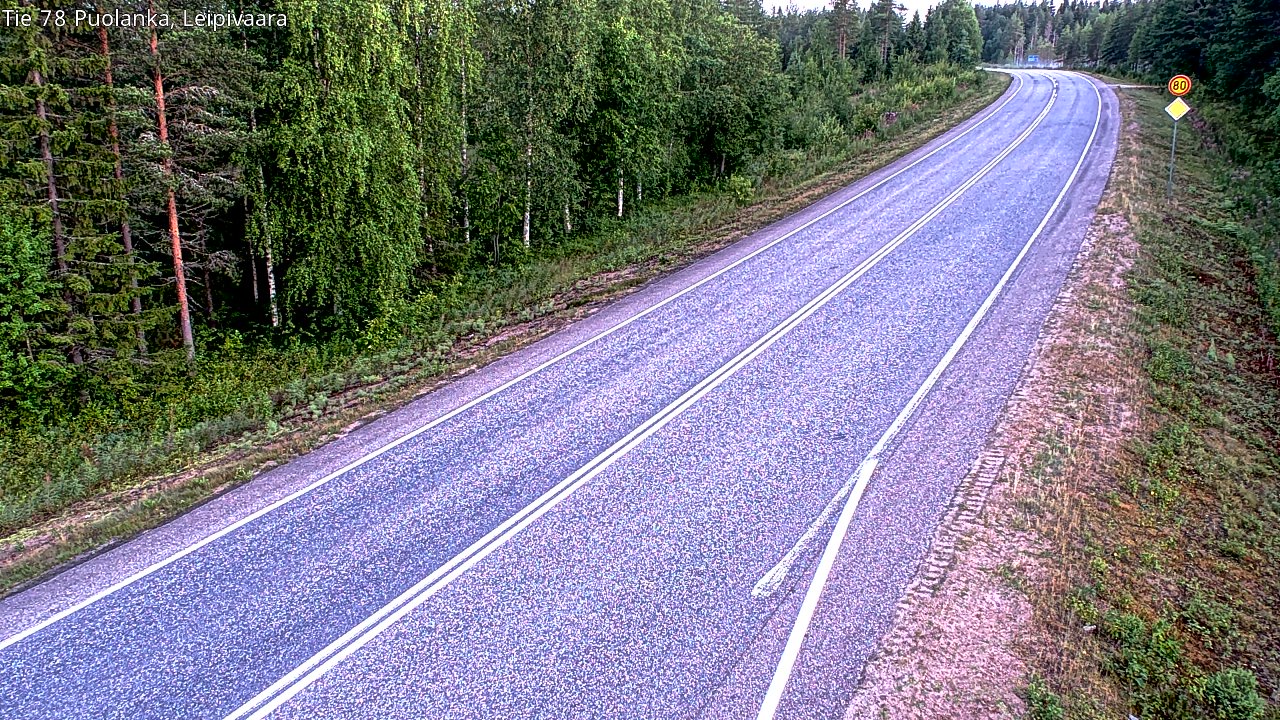 Kelikamerat Kuva Tie 78 Puolanka, Leipivaara, Puolanka, Kainuu